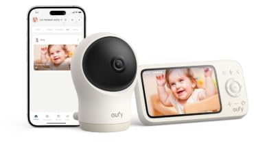 Anker eufy Babyphone C10,2K HD Kamera, Überwachungskamera Außen, Nachtsicht | 4,5Display, Schwenk‑Neige‑Funktion, 4× Zoom, Hybrid WLAN/Offline, 12 Std Akku, Bewegungs‑, Geräusch‑ & Temperatur‑Alarm