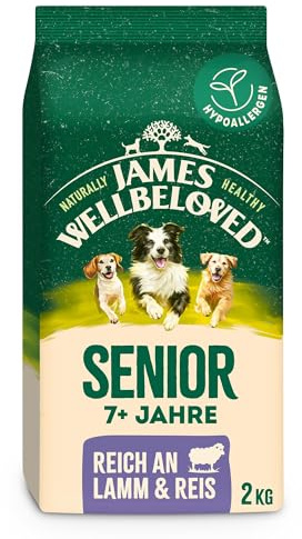 James WELLBELOVED 2kg Hund Senior Trockenfutter Lamm & Reis