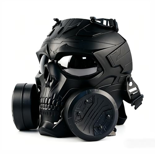 Taktische Airsoft Paintball Maske Augenschutz Ausrüstung BB Gun CS Spiel Mechanische Schädel Maske Bequeme Cosplay Masken mit Dummy-Filter