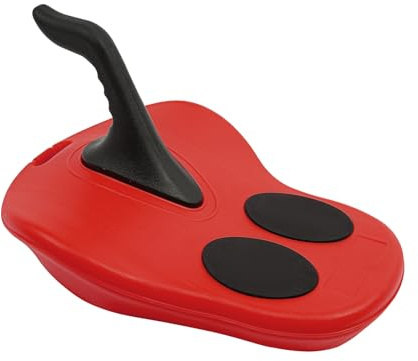 LENDISIY Schlitten Snowboard mit Lenker & Zugseil Tragbarer Schneeschlitten Schneebob Bob Schlitten Board