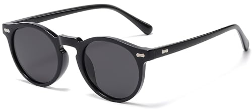 LOJUDI Sonnenbrille Kinder Mädchen Jungen - Polarisierte Rund Verspiegelt Sonnenbrillen UV400 Schutz Kindersonnenbrille für 3-12 Jahre