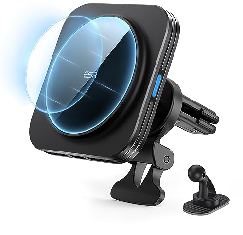 ESR 15W für Magsafe Autohalterung mit Ladefunktion, Handyhalterung Auto Ladegerät, Magnet Handyhalterung Auto mit Ladefunktion für iPhone Air/17/17e/16/15/14/13/12, Galaxy S26/S25, Schnellladung