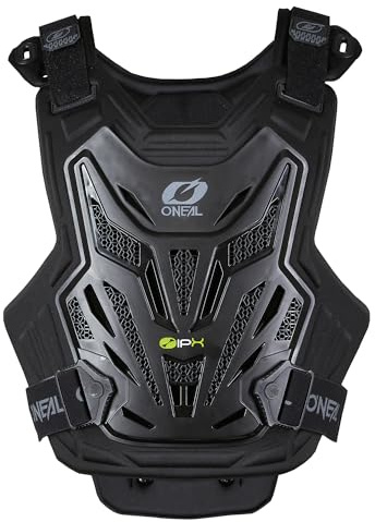 O'NEAL Split Brustschutz: Leichter und anpassbarer MX/Mountainbike-Schutz mit Halskrausenkompatibilität, optimaler Belüftung und vielseitigen Schutzoptionen