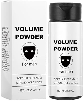 Texturpuder für Männer Mit Natürlichen Inhaltsstoffen - Haarpuder Mit Starkem Halt, Sofort Mehr Textur und Volumen, Leicht Aufzutragen (40G, 1PC)