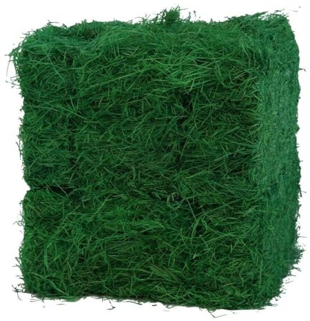 Boxolutions 1 kg * Ostergras * grün eingefärbte Holzwolle für Osternest, Deko, hohe Qualität