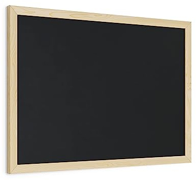 U Brands 310U00-01 Kreidetafel mit Rahmen aus Birkenholz, ca. 43 x 58,5 cm