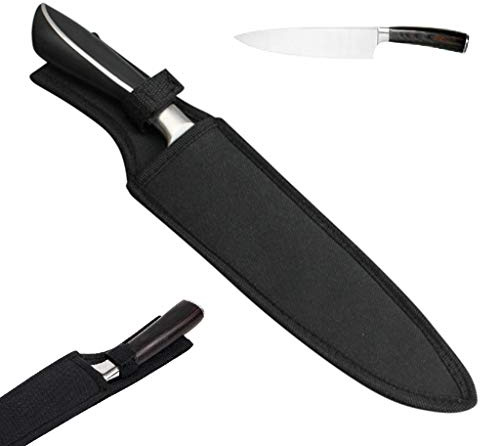Morodo 7“~8 (18~20cm) Kochmesser Scheide (Schwarzes Nylon) Keine Klingen