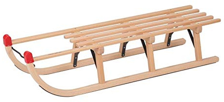 Schlitten Colint 110 Davos Holz Rodel Winter Sport Leine Holzschlitten NEU