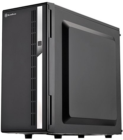 SilverStone SST-CS380 V2 - Case Storage ATX Midi Tower Gehäuse, unterstützt 8x 3.5 oder 2.5 Hot-Swap Festplatten-Einschübe, abschliessbare Front-Tür, innen + außen schwarz lackiert