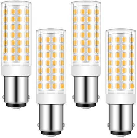 B15d LED Dimmbar 7W Ersatz für Osram Halolux Ceram 75W 690LM 220V 230V Warmweiß 3000K B15D LED Glühbirnen, Leuchtmittel Bajonettfassung für Wohnzimmer Schlafzimmer, 4er-Set