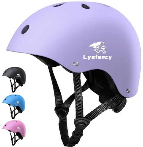 Lyefancy Kinder-Fahrradhelm, Kleinkindhelm für 2-13 Jahre alte Jungen und Mädchen, Kinderhelm für Radfahren, Roller, Skaten