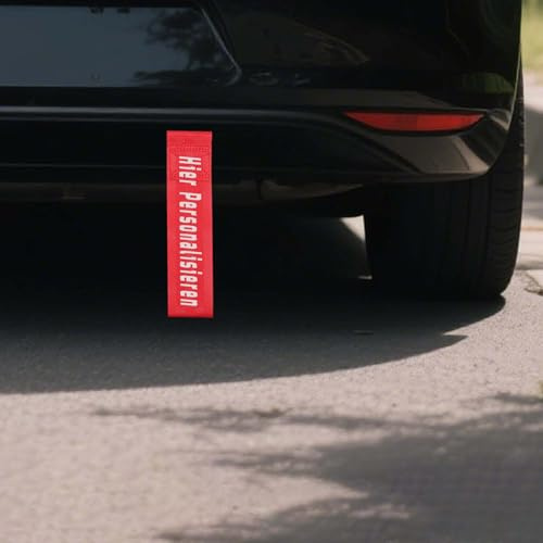 Personalisierbarer Abschleppseil für Auto – Individualisiertes Abschleppgurt Auto, Hochfestes Nylon‑Abschleppband & Abschleppschlaufe als Stoßstangen und Anhängerdekoration