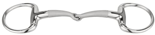 Sprenger SATINOX Olivenkopf Unterlegtrense 14 mm einfach gebrochen - Edelstahl rostfrei, 125 mm Weite