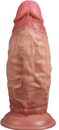 17cm Realistischer Dildo Sexspielzeug für die Frau & Männer, Dildos zur Stimulation Der Klitoris, Vagina und Des Anus mit Starken SaugnäPfen, Perfekt Größe, Analdildo für Männer