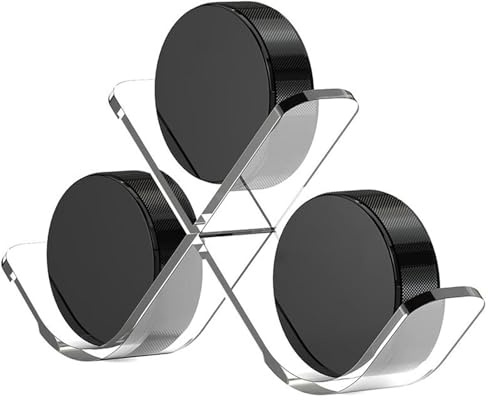 Greensen Eishockeyhalter 3 Puck Halter Minimalistisches Eishockey Puck Halterung für Zuhause, Büro, Spielzimmer