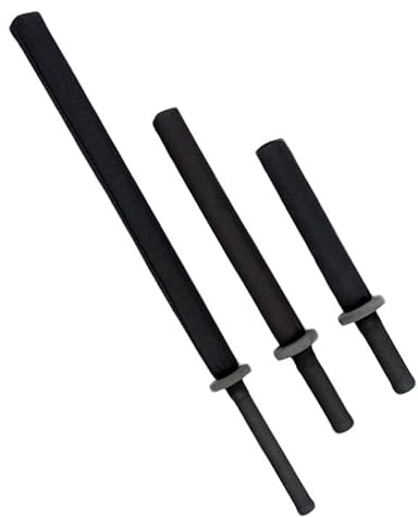 TEKKA BUDO Chanbara Choken Trainingsschwert 95 cm - Schaumstoff Übungsschwert gepolstert - schwarz