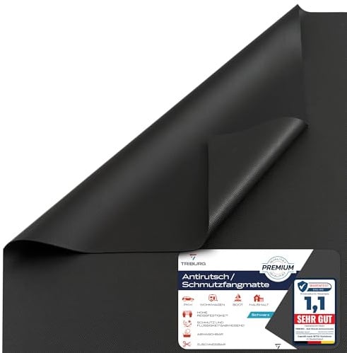 TRIBURG Universal Antirutsch Schmutzmatte 60x90 cm Wasserdicht und Zuschneidbar - Kofferraummatte - Antirutschmatte Auto - Antirutschmatte Schubladen - Kofferraum Schutzmatte
