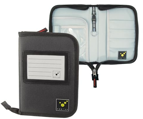 tee-uu DRIVE Organizer DIN A6 (rot und schwarz) (schwarz)