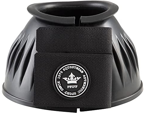 PFIFF 102997 Springglocken mit Doppelklettverschluss, Schwarz XL