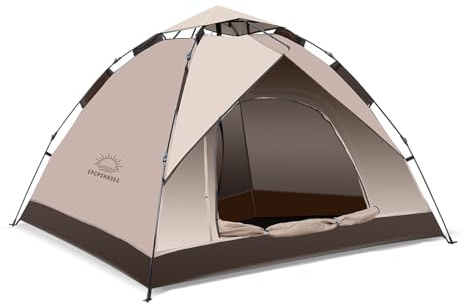 EPCPSHADES Camping 2 Mann Zelt wasserdicht Pop Up wurfzelt 2 Personen Trekking & Festival Igluzelt Sekundenzelt Wasserdicht 230x170x135cm Ideal auch als Strand Wind & Sonnenschutz