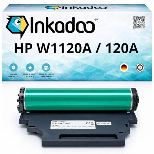 Inkadoo Kompatibel Trommel für HP W1120A / 120A Color Laser MFP 179 fnw Color Laser MFP 179 fwg Color Laser MFP 179 fn, farblos Bildtrommel Bildeinheit Bildeinheittrommel 16.000 Seiten