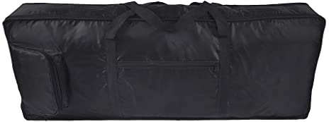 Oxford Tragbare 61 Tasten 54 Tasten Keyboard Electric Piano Bag Tastatur E-Piano Gepolsterte Tasche Gig Bag Keyboardtasche mit Verstellbarer Schulterrucksack Elektronische Tastaturtasche Reisetasche