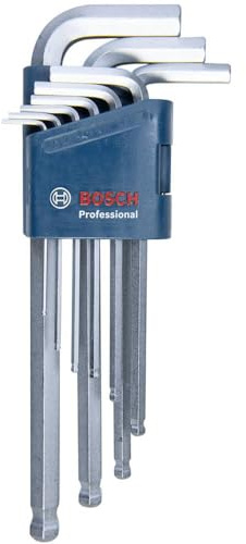 Bosch Professional Winkelschlüssel Set Hex 9tlg. (1.5-10.0mm)
