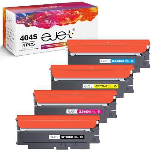 CLT-P404C 404S Toner Kompatibel für Samsung CLT-K404S CLT-Y404S C404S M404S | CLT-P404C P404C CLT-404S für Samsung Xpress C480W Toner SL C480W C480FW C430W C480 C430 C480FN C48X C43X Series (4er-Pack)