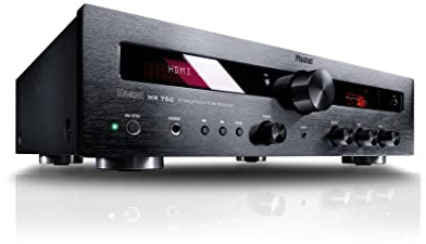 Magnat MR 750, Stereo Hybrid-Receiver mit Transistor- und Röhrentechnik (schwarz)