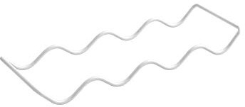 Metaltex Porta MAX. 10 Bottiglie, Bianco, 11x32x3 cm