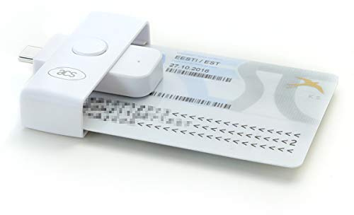 ACS ACR39U-NF II USB-C PocketMate Kartenleser eID Smart Card Compact Type-C – Weiß
