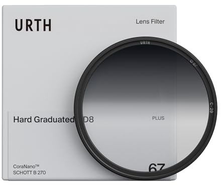 Urth 49 mm Grauverlaufsfilter Hard ND8 GND Filter (Plus)