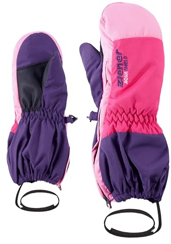 Ziener Kinder LEVI Ski-Handschuhe/Wintersport | wasserdicht atmungsaktiv, dark purple, 122