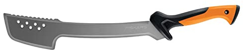 Fiskars Machete-Axt, Inkl. Holster aus Nylon, Klingenlänge: 46 cm, Gehärteter Stahl/Kunststoff, Schwarz/Orange, 1051236