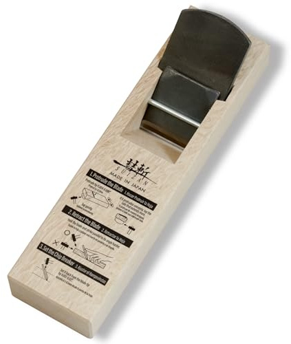 SUIZAN Kanna Japanischer Handhobel 50mm - Professionelle Holzhobel Blockhobel Holzbearbeitungswerkzeuge
