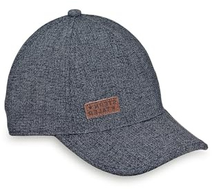Sterntaler Basecap Jeans – Jungen Cap mit UV-Schutz 50+ im Denim-Look – Verstellbare Kappe mit Metall-Schließe – Lässige Sommermütze für Kinder – marine, Größe 49