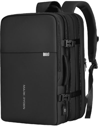 MARK RYDEN Erweiterbarer 21L-36L Handgepäck Rucksack | 17,3 Zoll Laptop Rucksack Herren,Business Rucksack Herren mit YKK-Reißverschluss,Anti Diebstahl Reiserucksack