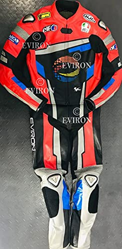 Motorrad 2-teiliger Lederkombi New Red Design (L)