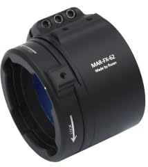 Rusan Modular Adapter MAR-FX für Wärmebild- und Nachtsichtgeräte mit 3-facher Verschraubung - für Zieloptik/Zielfernrohr BZW. Vorsatzgerät (57 mm)