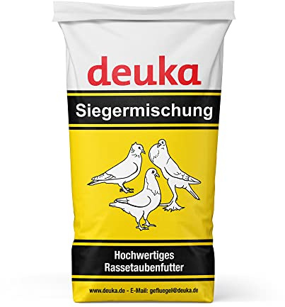 deuka Siegermischung Universal | 25 kg | Hochwertiges Rassetaubenfutter | Ergänzungsfuttermittel für Tauben | ausgewogenen Basismischung für Rassetauben | Taubenfutter