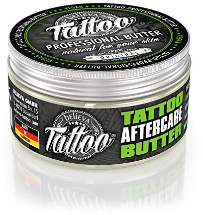 Believa Tattoo Butter – Vegane Pflege für tätowierte Haut 100 ml