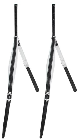 TOVINANNA Verstellbare Akkordeonriemen aus Leder für Bass und Akkordeon Schwarz Weiß Langlebig und Flexibel für Outdoor Auftritte 60-96-120 Bass Zubehör