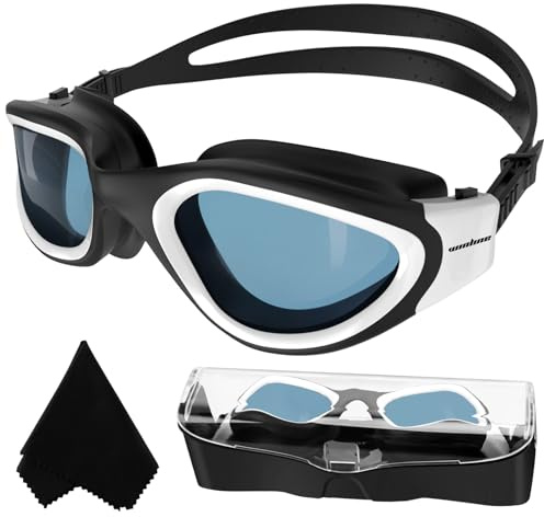 Winline Schwimmbrille Erwachsene Jugendliche,Anti-Beschlag-UV-Schutz Wasserdicht klare Sicht einfach einzustellen mit weichen Nasenstegen für Herren Damen