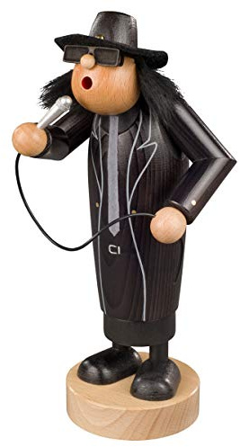 KWO Olbernhau Räuchermann Rocker, 24 cm