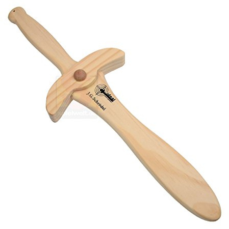 J.G.Schrödel Dolch 30 cm Holzschwert für Kinder mit runden Kanten Ritterschwert Piratenschwert aus robustem Echtholz, ideale Faschings- und Mittelalterausrüstung (980 0120)