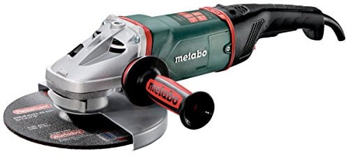 metabo WE 26-230 MVT Quick Winkelschleifer, 230 mm Schleifmaschine, 2600 W | Leistungsstarkes Schleifgerät zum Schleifen und Schneider von Metall und Stein, inkl. MVT Griff und Flexscheiben Wechsel.