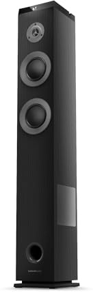 Energy Sistem Tower 5 MAX Bluetooth Lautsprecher Turm 100W Sound Tower Musikbox mit Subwoofer True Wireless Stereo USB SD FM Radio Standlautsprecher kabelloser Lautsprecher schwarz