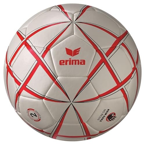 Erima Magic White Training Handball (7202509), weiß/rot, 1