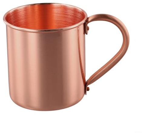 HpLive 450ML Kupferbecher reines Kupfe，Reiner Kupferbecher Becher für Kaffee Bier Camping Trinkgläser，Kupfer Becher Party Geschenk Moscow Mule Becher