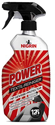 NIGRIN POWER Textil-Reiniger für Auto Innenraum, mit Gewebe-Protector, reinigt gründlich, geruchsauffrischend, 500 ml